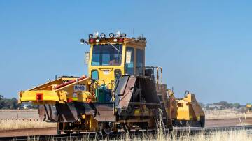 Inland Rail works are progressing strongly with the Parkes to Beveridge line expected to be completed in 2027. Picture supplied by Inland Rail.