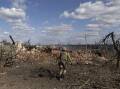 A war-ravaged settlement in the frontline in Andriivka, Donetsk region, Ukraine (AP PHOTO)