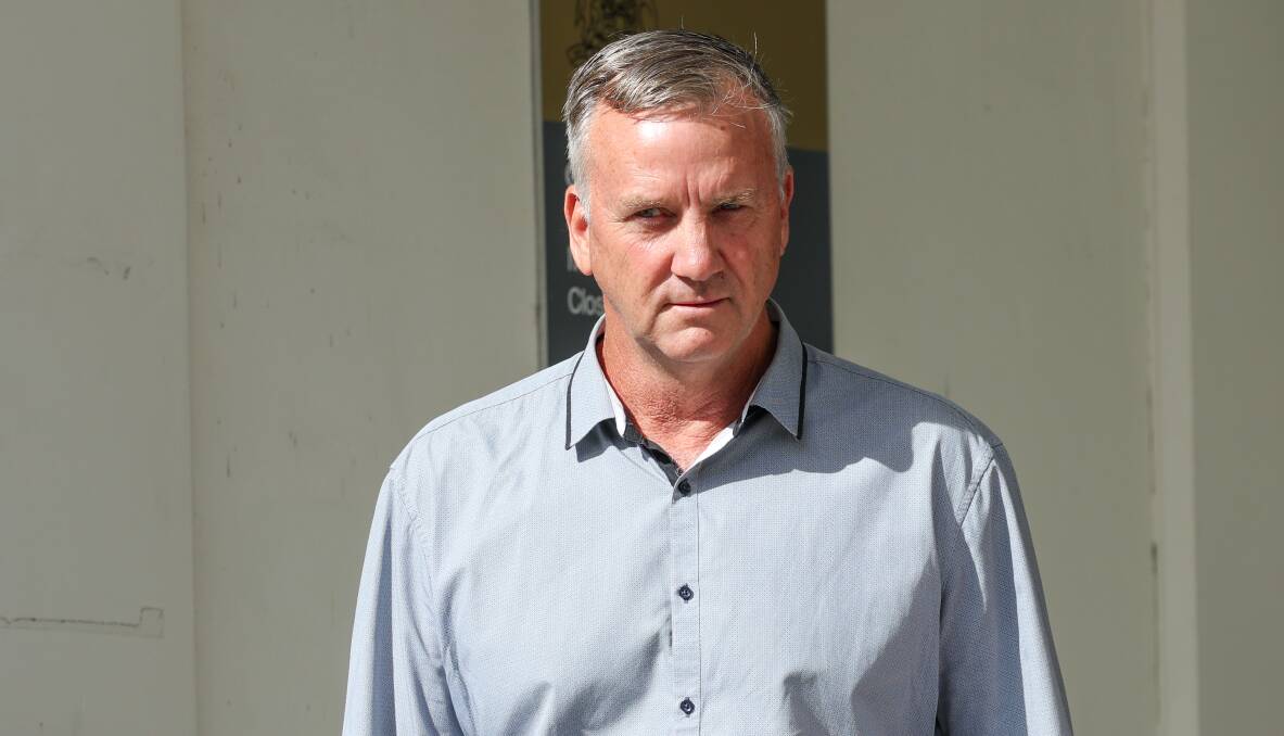 William Carberry leaving Wollongong courthouse on May 1. Picture by ACM