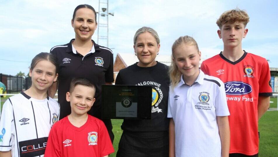 Elisabeth Correia (senior women's coach) and Hayley Buckley (female coordinator) have been instrumental to the success of Balgownie Junior Foootball Club. Picture supplied
