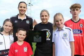 Elisabeth Correia (senior women's coach) and Hayley Buckley (female coordinator) have been instrumental to the success of Balgownie Junior Foootball Club. Picture supplied
