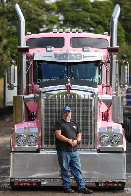 Joshua Ulbrich takes part in the Illawarra Convoy. Picture by Adam McLean