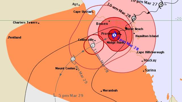 Ex-Tropical Cyclone Debbie heads inland | Live updates