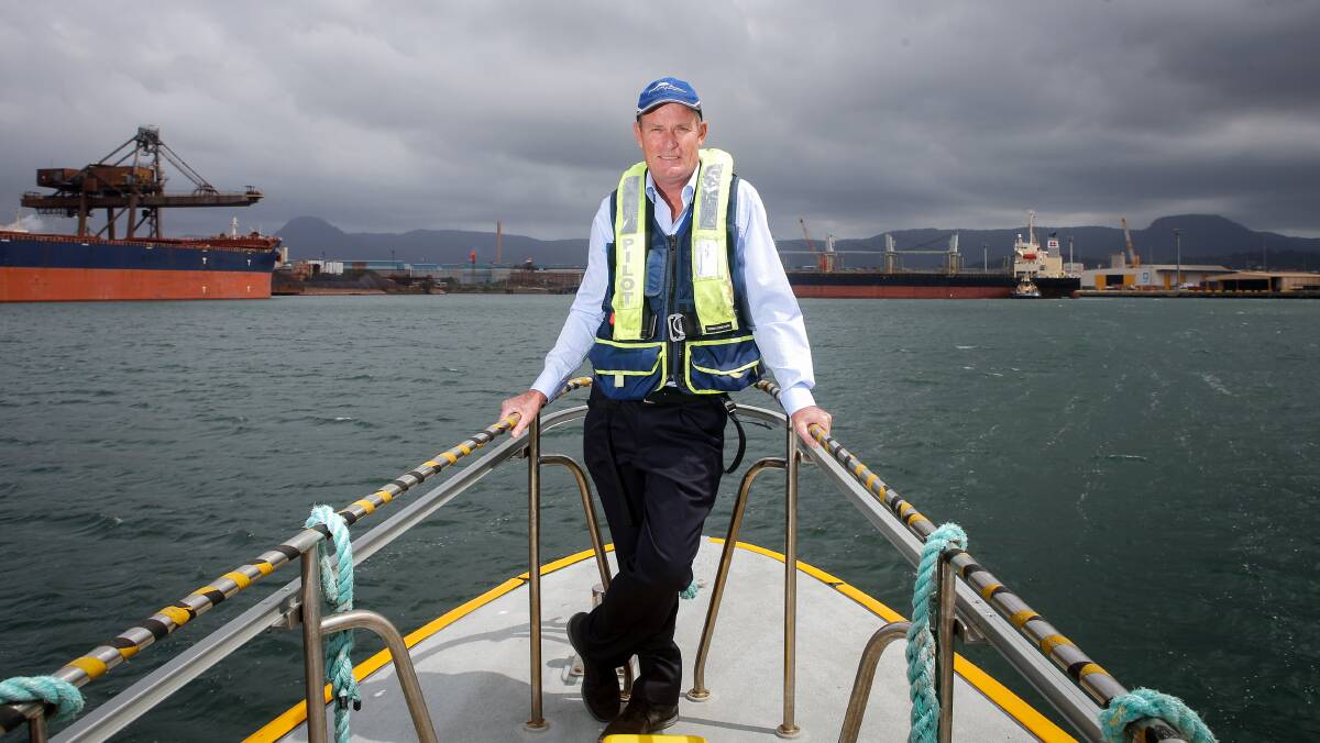 SAFE HANDS: Senior pilot Don Buckthought will guide Wollongong's first cruise ship to berth on Sunday. Picture: Adam McLean.