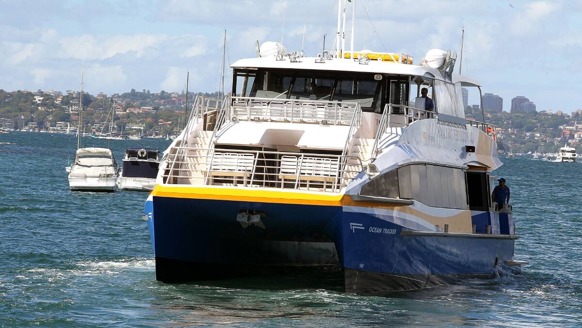 The NRMA has flagged expanding the ferry company's routes from Sydney to as far afield as Wollongong. Picture: Ben Rushton