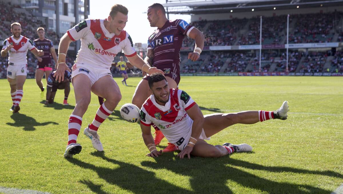 Back home: The Dragons will return games to Kogarah and Wollongong next year. Picture: AAP