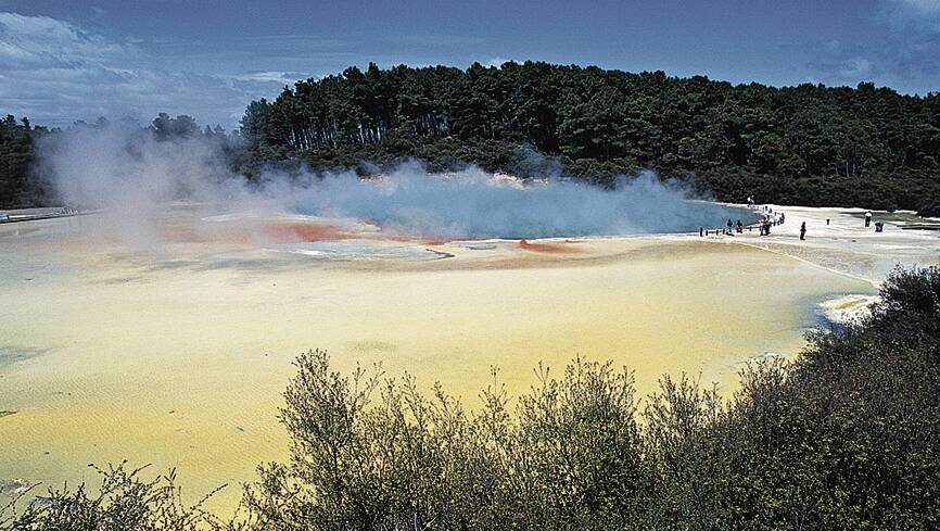  Steaming mud pool in Rotorua, New Zealand. Picture: Bruce Elder