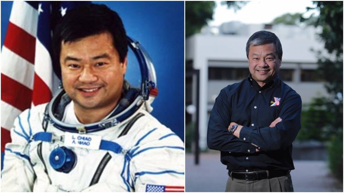 SPACE ADVENTURES: Former NASA astronaut Dr Leroy Chiao led a University of Wollongong public lecture on Monday night. Picture (right): Adam McLean