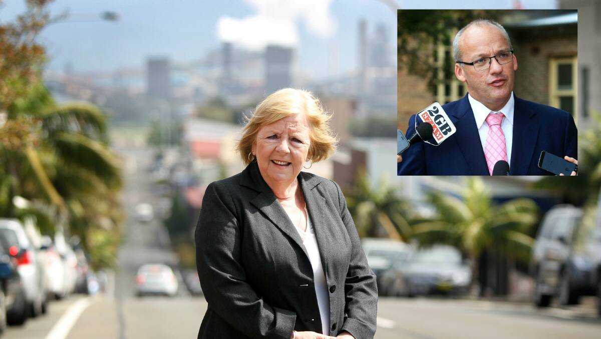 Luke Foley (inset) is calling for the resignation of Wollongong MP Noreen Hay as whip.