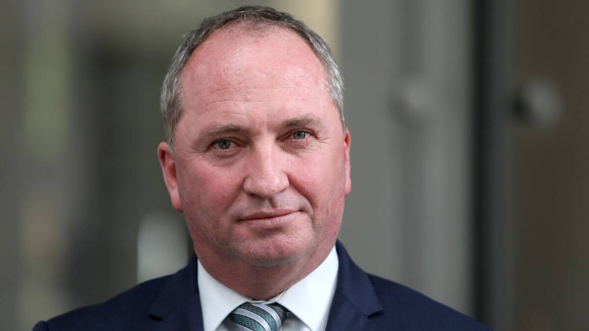 Deputy PM Barnaby Joyce is reportedly expecting a baby with his former staffer Vikki Campion. Picture: AAP