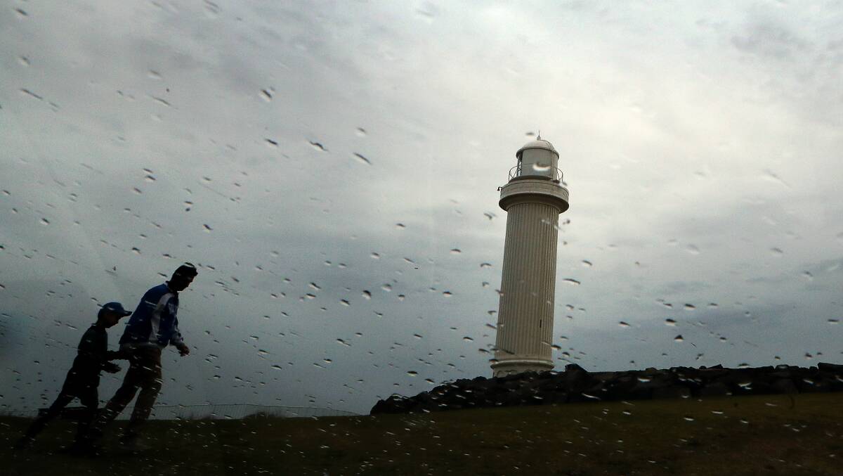 Wollongong Lighthouse on Sunday. Picture: SYLVIA LIBER