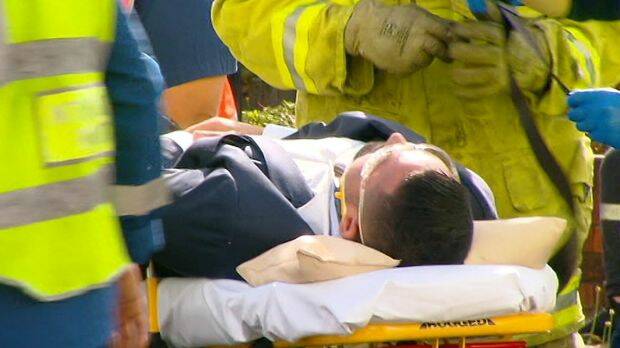 Mr Mehajer was taken to Westmead Hospital following the October car crash, and later released. Photo: ABC News