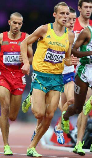 Australia's Ryan Gregson in the men's 1500m semi-final at the London 2012 Olympics. 
