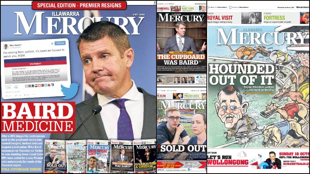 Baird ‘stood for something’: what they said about premier’s resignation