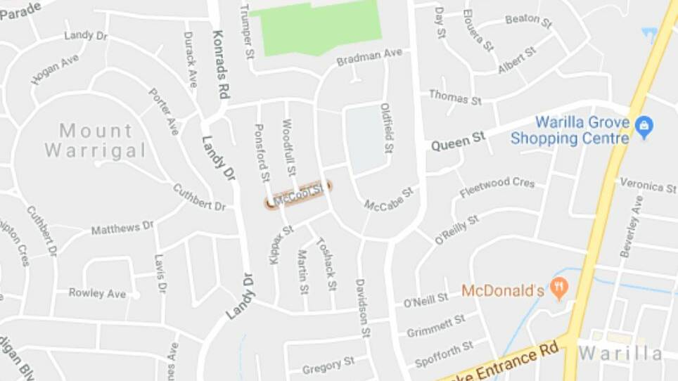 An attempted robbery at Warilla's McCool Street was reported to police overnight. Picture: Google Maps
