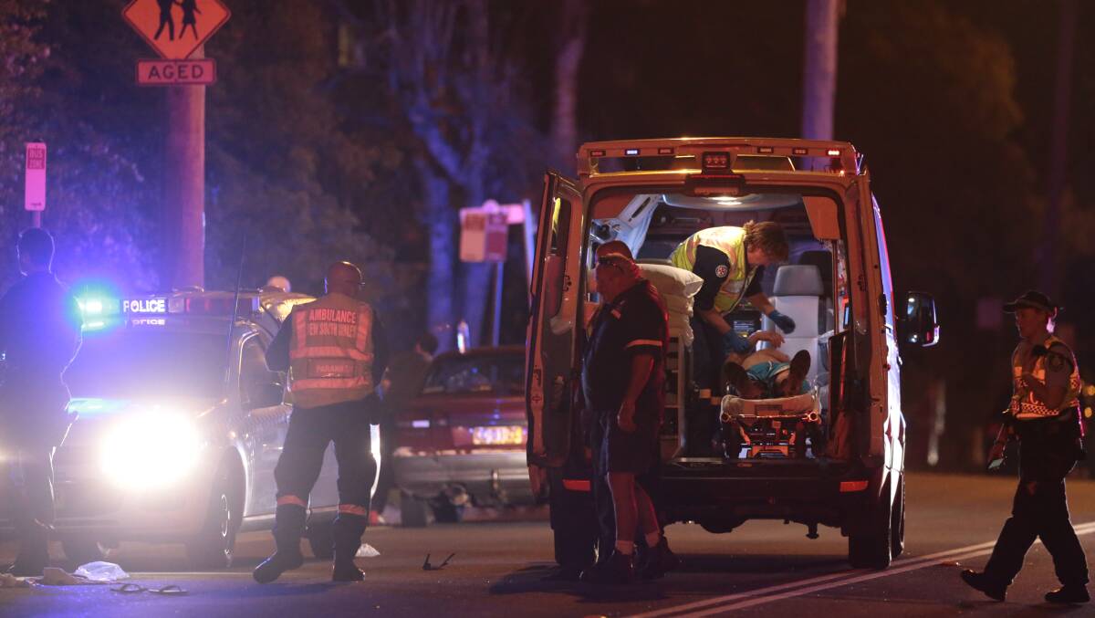 A cyclist died after being hit by a car in North Wollongong on Thursday. Picture: ADAM McLEAN