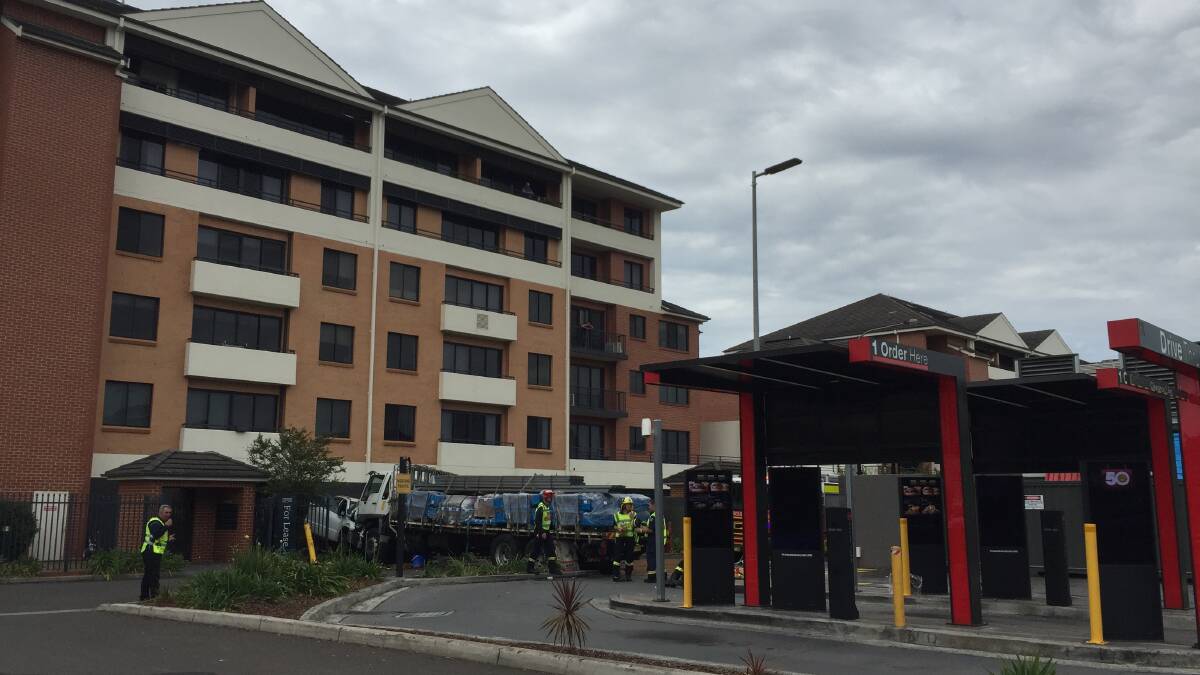 Out-of-control truck ploughs through cars at Fairy Meadow McDonald’s
