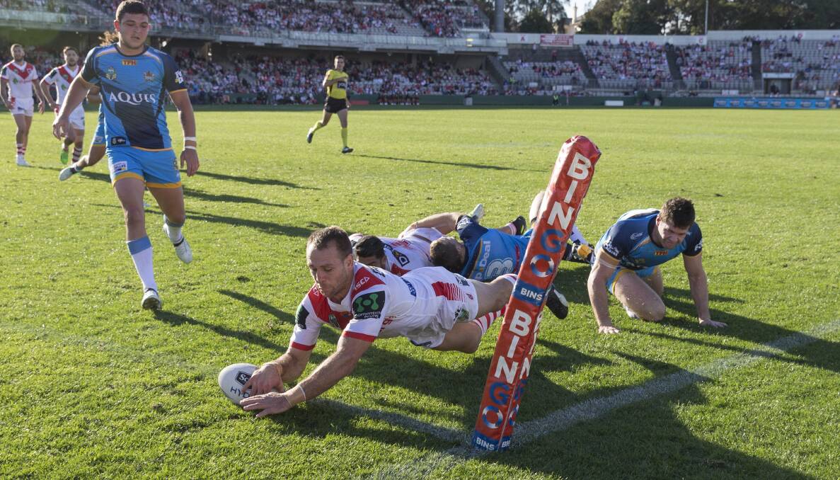 The Dragons will return games to Kogarah and Wollongong next year. Picture: AAP