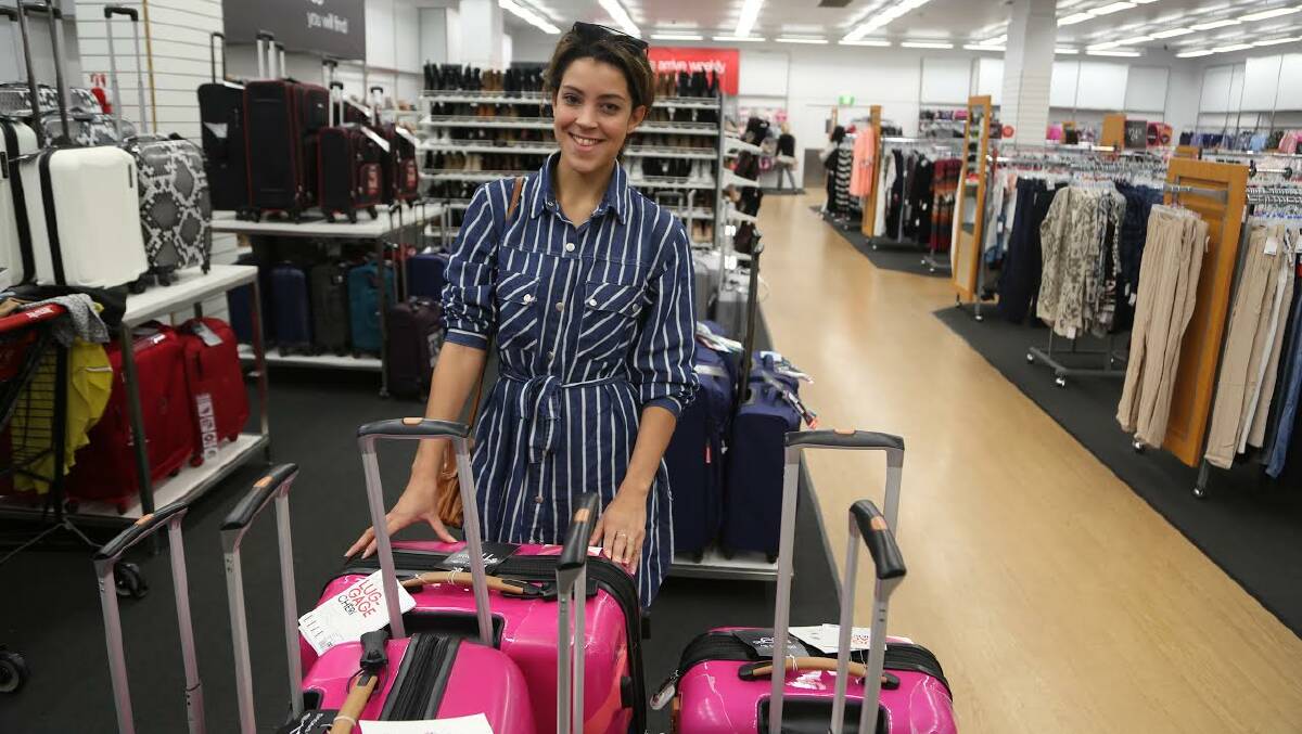 New shopping experience: Brittany Carradine, of Shellharbour, was among the first customers at the new TK Maxx store at Warrawong Plaza on Thursday morning.