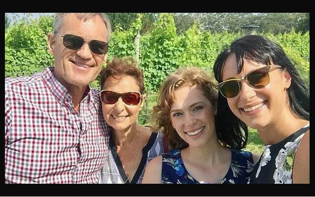 Lars Falkholt, his wife Vivian, and their daughter Annabelle died as a result of the Princes Highway crash, while Jessica Falkholt (right) remains critical. Picture: Facebook.