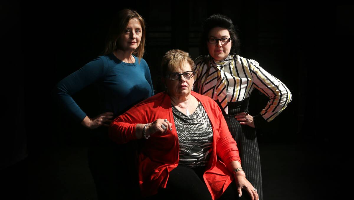 Actor Jeanette Cronin, playwright Alana Valentine and Lindy Chamberlain-Creighton are bringing a tale about letters sent to Lindy during and after her trial to the stage. Photo: Sylvia Liber