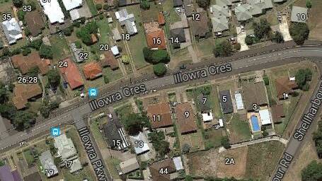 The woman was shot on Illowra Crescent, Primbee about 1.30pm.