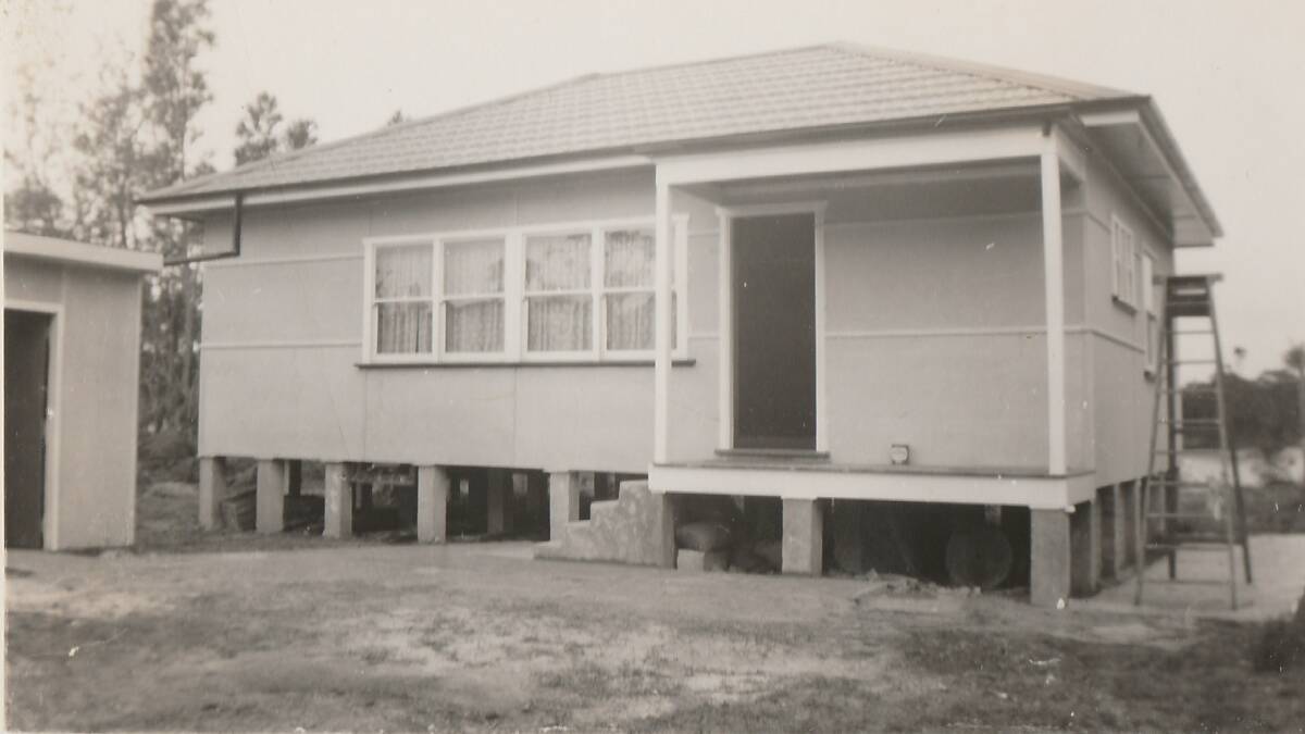 Mildred and Roy Ferreira's house just after completion.