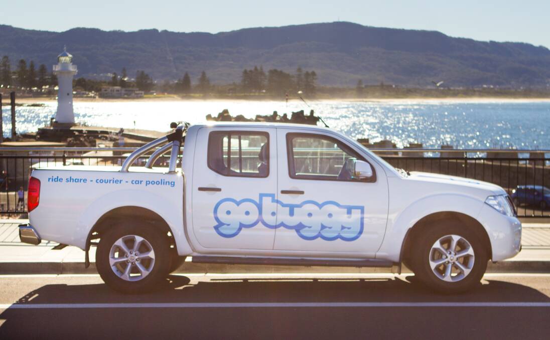 new option: Go Buggy is the first rideshare service to launch in Wollongong, offering customers sedans, vans and utes, depending on their requirements. Picture: Supplied