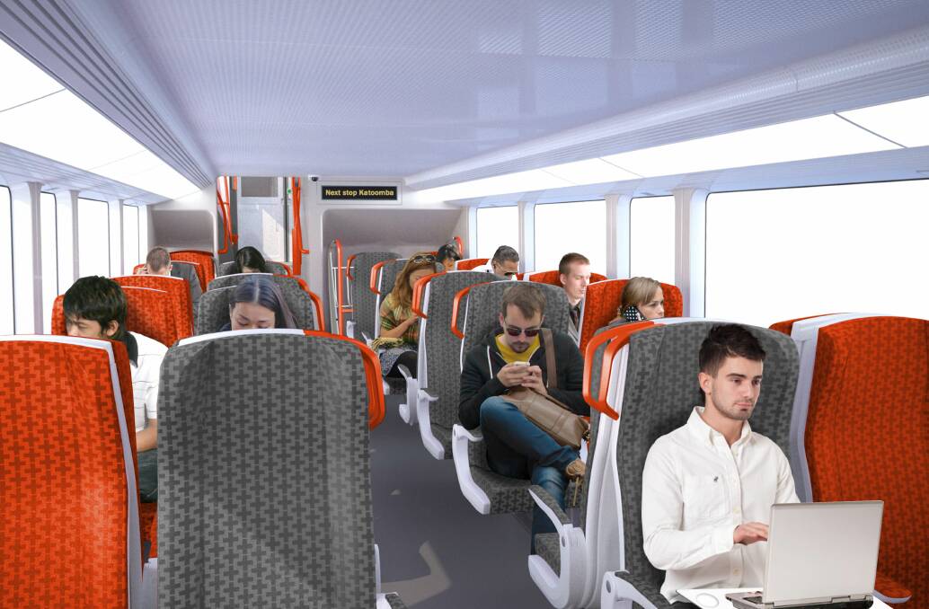 The layout of the new intercity trains will feature substantially fewer seats than those currently plying the South Coast line.