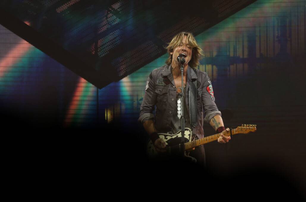 Keith Urban headed to the US to make it big in Nashville very early in his career. Picture: Simone De Peak