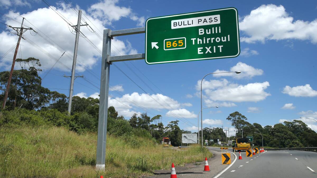 Bulli Pass will close for two days to allow roadworks to take place.