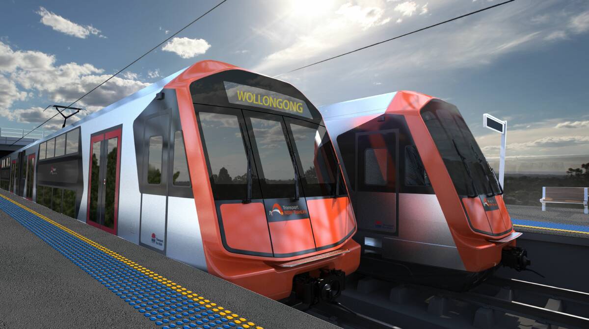While new NSW trains (pictured) will be built in South Korea, 65 new Victorian metro trains will be built in-house.