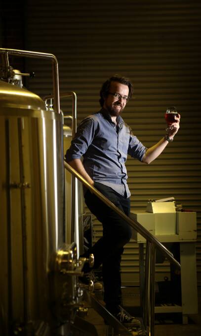 NEW BREW: Phil O'Shea is setting up a new brewery in Keira Street, just south of the Wollongong CBD. Picture: Sylvia Liber