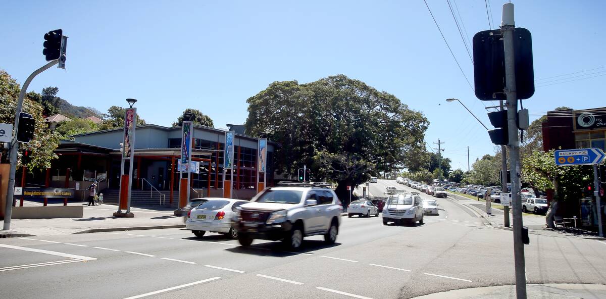 danger spot: Motorists are running the red light at this Thirroul intersection, according to a local resident. Picture: Sylvia Liber