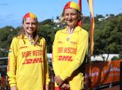 Surf Life Saving NSW's Junior Life Savers of the Year, Moruya's Zara Hall and Archie Weir, of Kiama Downs. Picture - SLSNSW