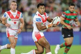 Dragons forward Michael Molo has signed a fresh extension to remain in Wollongong. Picture by John Veage