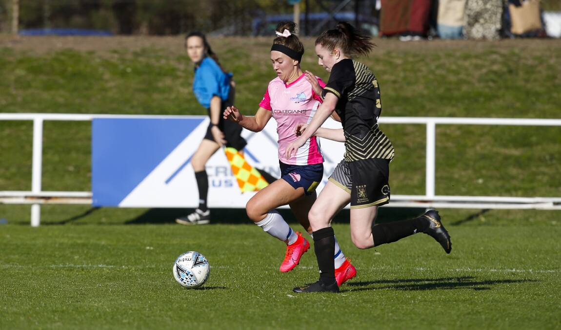 OPPORTUNITY: Chloe Middleton in action recently for the Stingrays. The Illawarra club is keen for a Wellington W-League team to come to Wollongong next season. Picture: Anna Warr