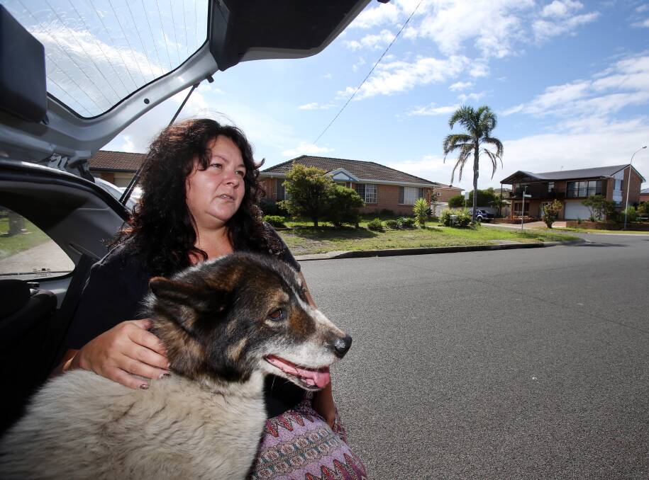 Struggle street: Anna Sventek and her 16-year-old daughter have been couch-surfing since their Shellharbour lease came to an end in December. 