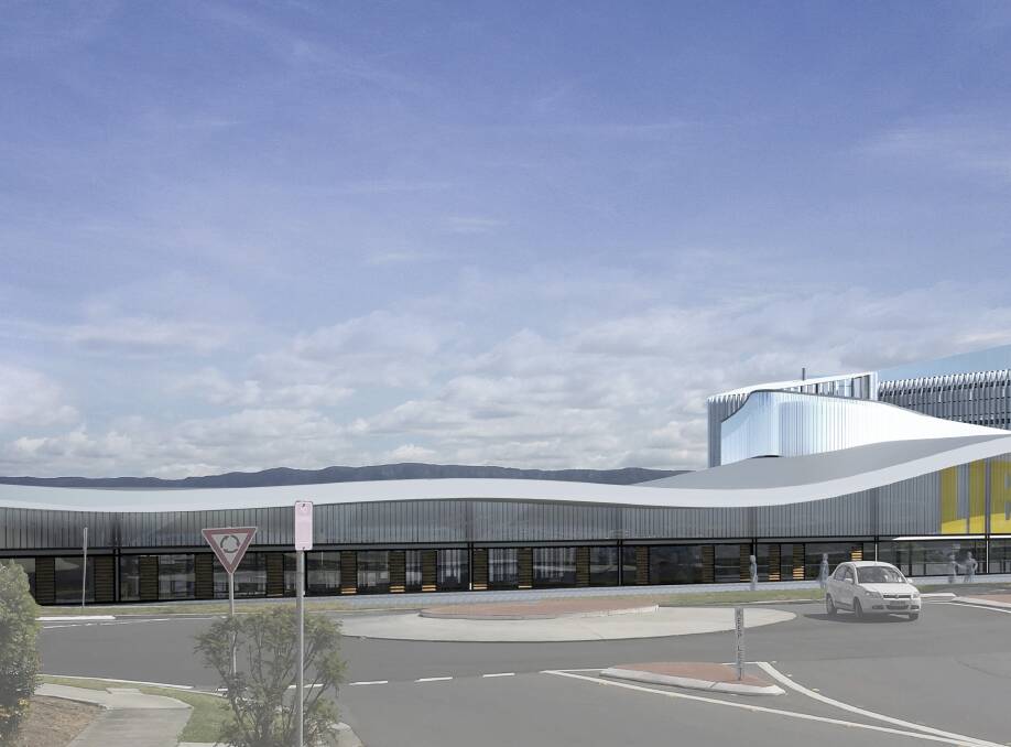 Naming rights: An artist's impression of the controversial city hub in Shellharbour. After dogged debate, councillors have settled on a new name.
