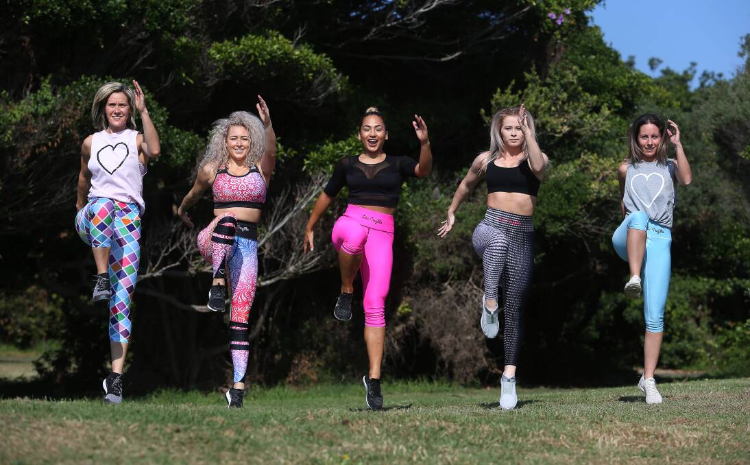 In synch: Lisa Trujillo active wear appeals to all shapes and sizes.