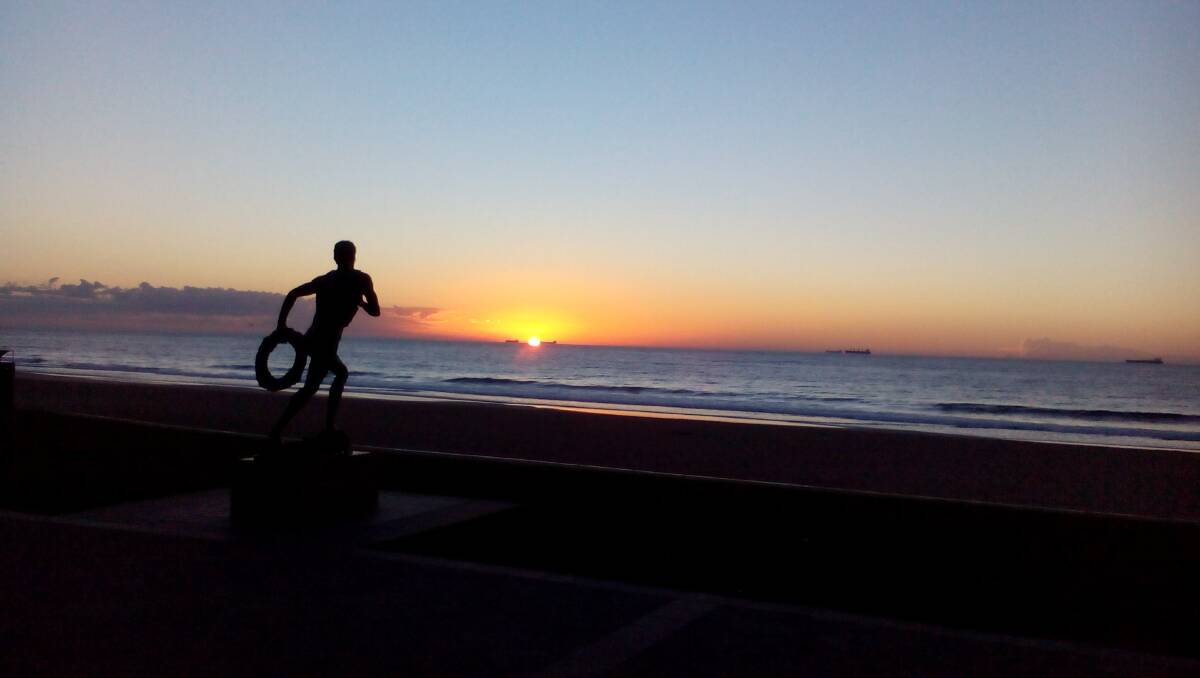 Gold: An Autumn sunrise in North Wollongong, captured by Paddy. Send us yoiur photos to letters@illawarramercury.com.au. 