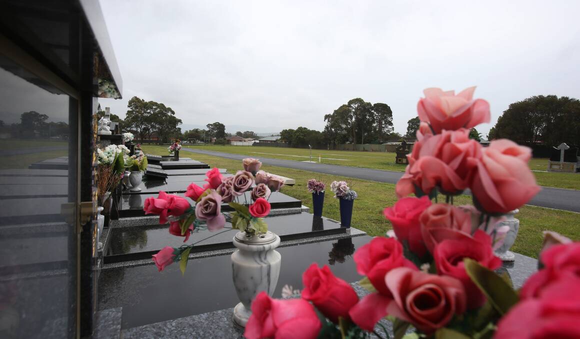 Interesting find: Ground-penetrating radar showed 17 unmarked graves at Albion Park cemetery that have not been identified in current council records. Picture: Robert Peet