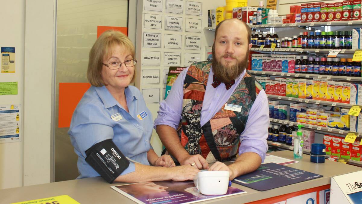 GET CHECKED: The friendly staff at Helensburgh Pharmacy offer free blood pressure testing every day during opening hours and it only takes a few minutes.