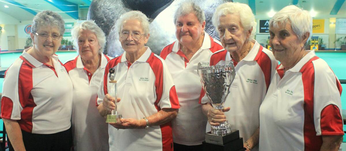 Champions: The team from Marco Polo Woonona Care Services were the winners of the inaugural South Coast Lawn Bowls Championship held recently.