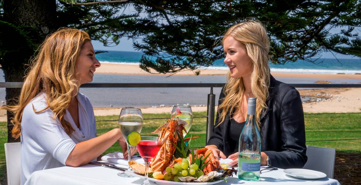 DINING ON THE DECK AT THE LAGOON: Enjoy the great views and outdoor ambience with friends and family on the Deck at the Lagoon Seafood restaurant.