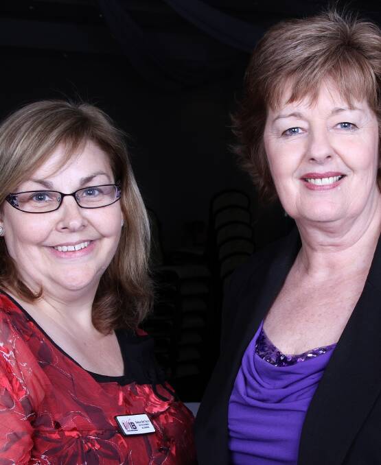 Powerhouse directors: Previous director Delyse Del Turco (left) with director Glenda Papac of Illawarra Women in Business. Photo: Greg Ellis.