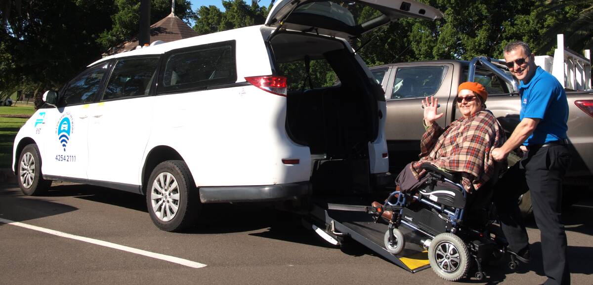 Service with a smile: Illawarra Taxi Network offers a professional transport service for people with disability and can provide assistance through the NDIS.