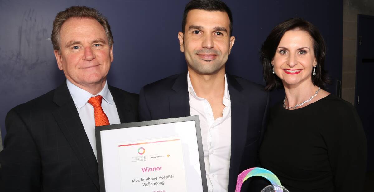 2015 category winner: Mobile Phone Hospital Wollongong is again nominated for an award - last year they won a category award and the shopper's award.