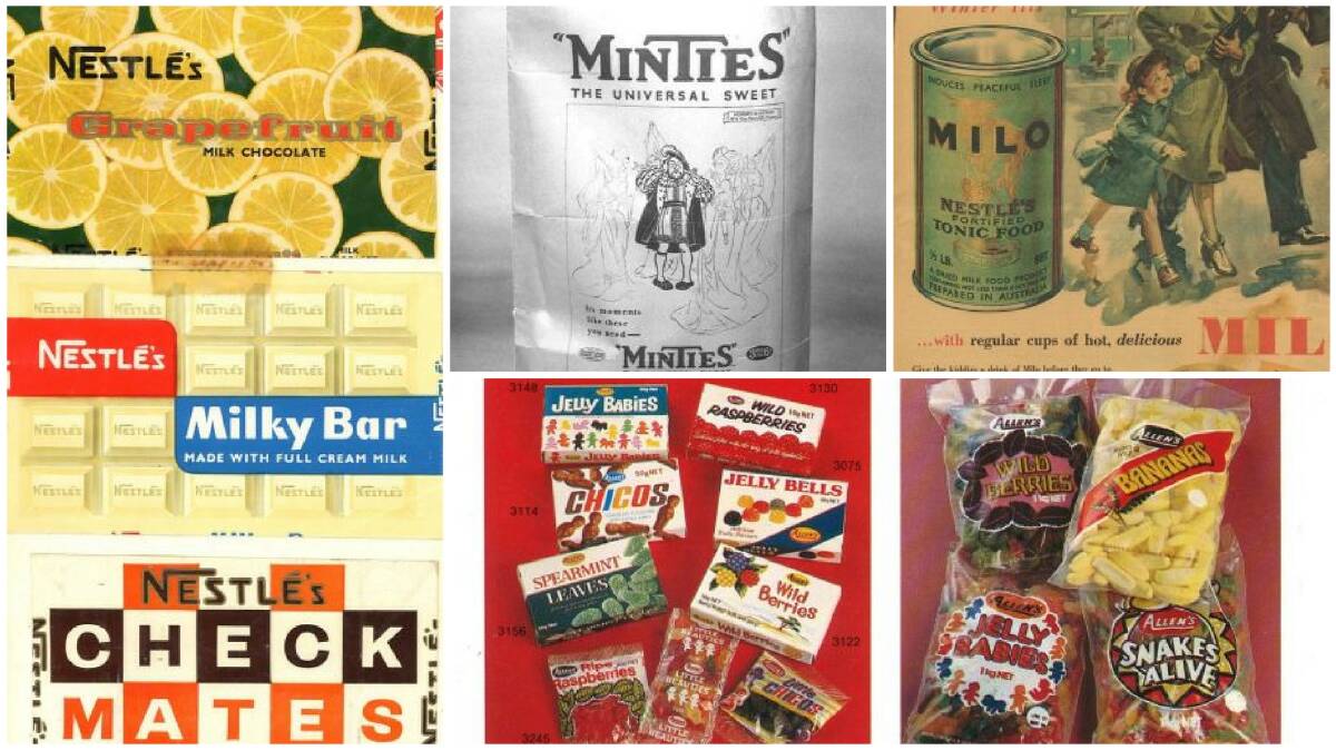 Australia's lolly history is preserved the Nestle archives. Photos: Nestle
