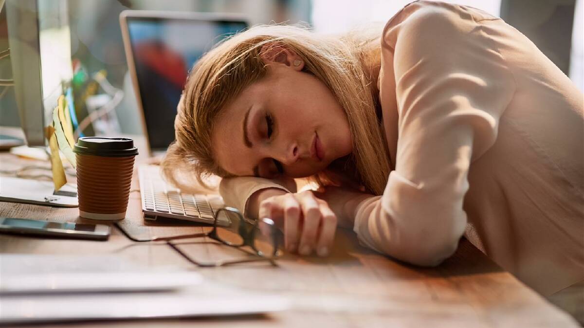 Tired at work? Photo: iStock
